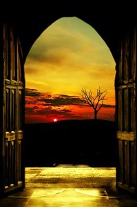 Doorway to a new day